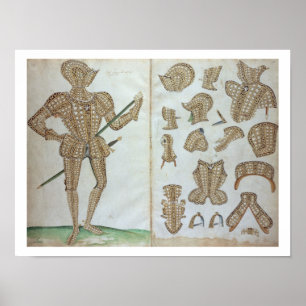Suit of Armour for Sir Henry Lee, from 'An Elizabe Poster