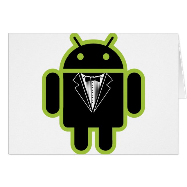 Suit up Android green (Front Horizontal)