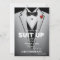 Suit Up Groomsman Tuxedo Invitation