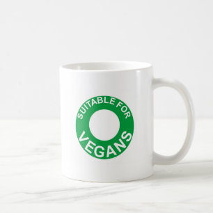 suitable for vegans coffee mug
