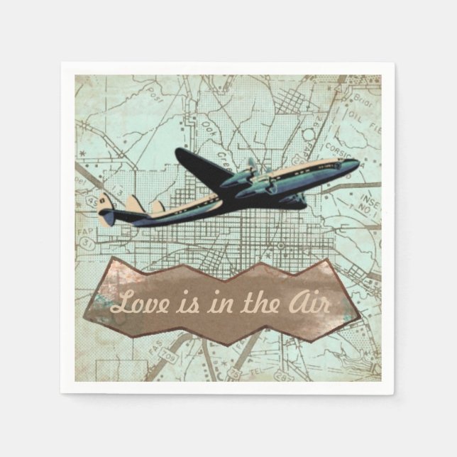 Suitcase Party Napkins (Front)