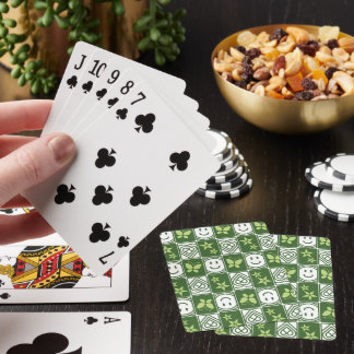Suite Sticker Playing Cards- Green Cards