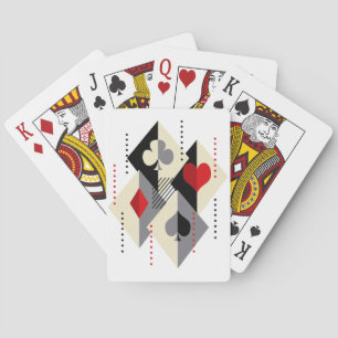 Suits of playing cards in poker. 