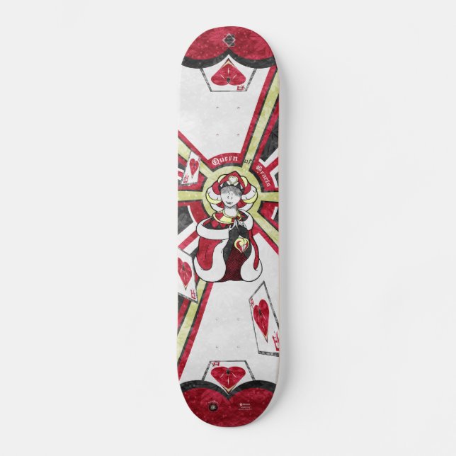 [Suits of Royalty] Queen of Hearts Skateboard (Front)