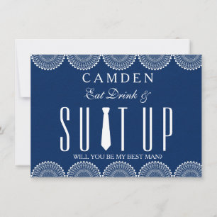 Suitup Will you be my Bestman Invitation