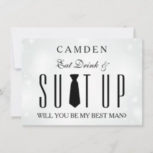 Suitup Will you be my Bestman Invitation