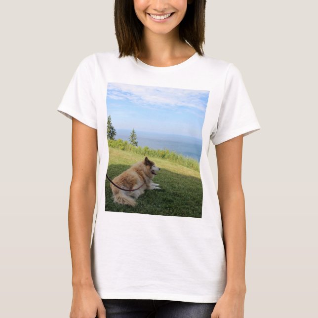 Suka Enjoying Cape George T-Shirt (Front)
