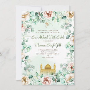 Sukhmani path invitation Akhand Path invite 