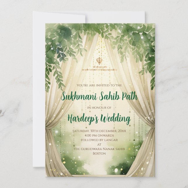 Sukhmani Sahib Path invite & Digital Akhand Path (Front)