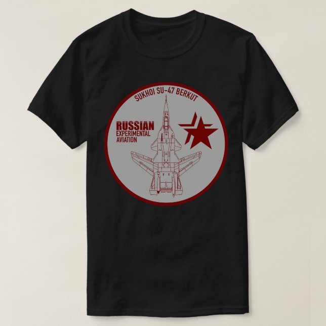 Sukhoi Su47 Berkut 6 T-Shirt (Design Front)