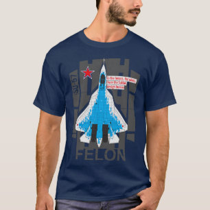 Sukhoi Su57 Russian multirole fighter T-Shirt