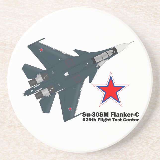 Sukhoi Su-30SM Flanker-C VKS Coaster (Front)