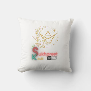 Sukhpreet Kaur Personalised Pillow Elegant Desig