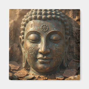 Sukiti Serene Face Ancient Wisdom Art Magnet