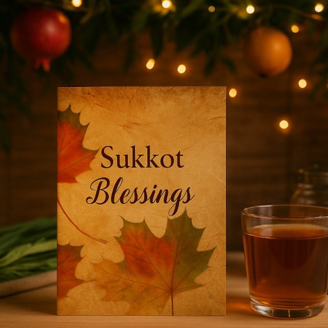 Sukkot Blessings Maple Leaves (Creator Uploaded)