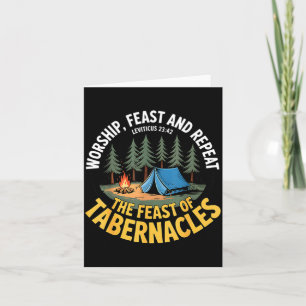 Sukkot _ Hebrew Israelite Feast Days _ Feast Of Ta Card