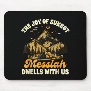 Sukkot Jewihe Joy Of Sukkot Messiah Dwells With Us Mouse Pad