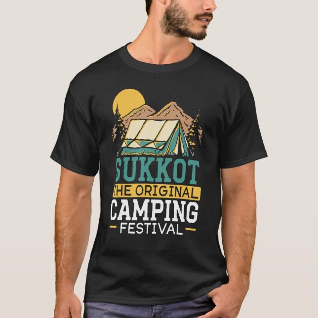 Sukkot The Original Camping Festival Israelite Suk T-Shirt (Front)