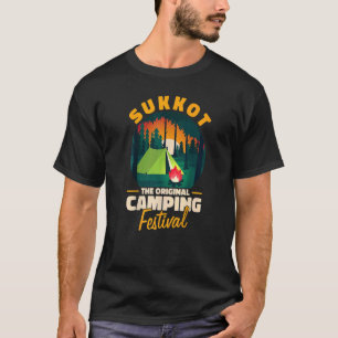 Sukkot The Original Camping Festival Sukkah Lulav T-Shirt