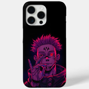 Sukuna Malevolent Neon iPhone 15 Pro Max Case