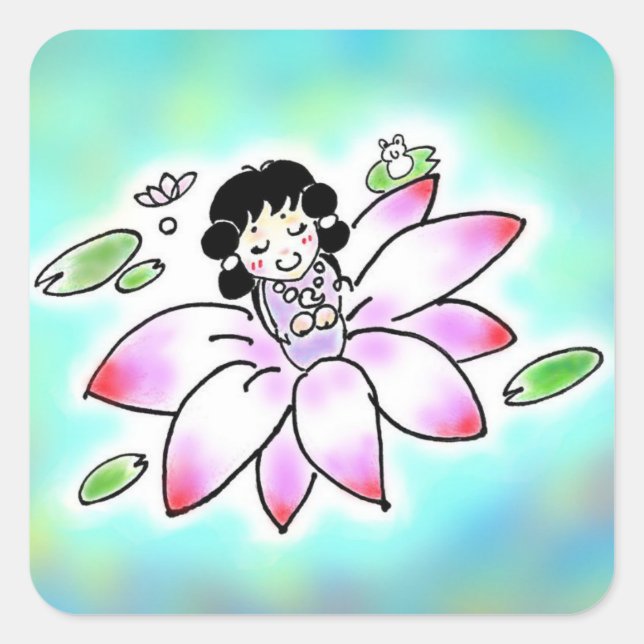 Sukunahikona-chan Square Seal (Front)