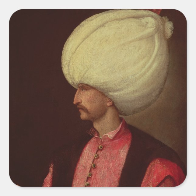 Suleiman II Square Sticker (Front)
