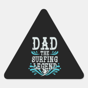 Sulfing Lover Dad Sulfing Sailor Spirit Legend Triangle Sticker