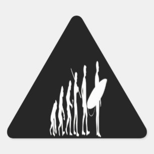 Sulfing Lover Surfing Evolutionary Triangle Sticker