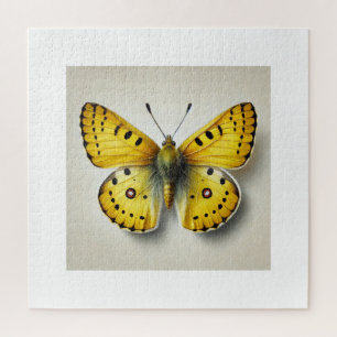 Sulfur Butterfly 131024IREF245 - Watercolor Jigsaw Puzzle