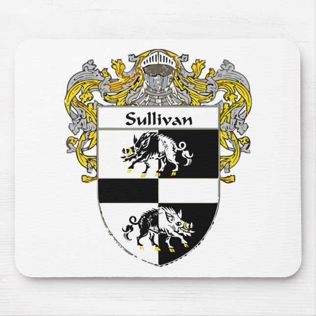 Sullivan-Coat-of-Arms-Mantled-300x300 Mouse Pad (Front)