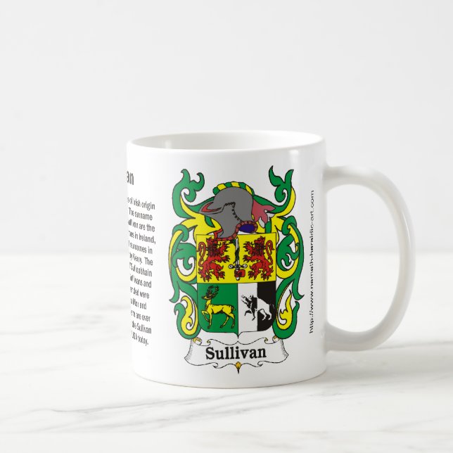 Sullivan Family Crest Mug (Right)