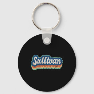 Sullivan First Name Boy Vintage Style 70s 80s Pers Key Ring