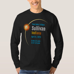Sullivan Indiana In Total Solar Eclipse 2024 1 T-Shirt