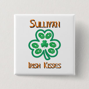 Sullivan Irish Kisses Button
