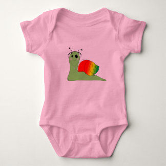 Sullivan la Snail loves music: Reggae Baby Bodysuit