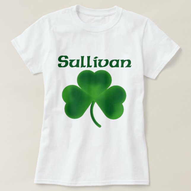 Sullivan Shamrock T-Shirt (Design Front)