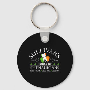 Sullivan Shirt Irish Shenanigans St Patricks Day  Key Ring