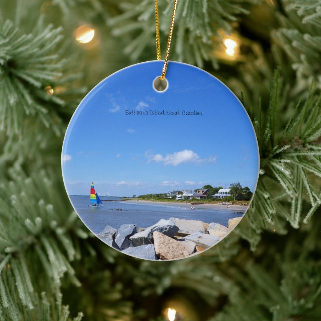 Sullivan's Island Charleston South Carolina Ceramic Ornament (Tree)