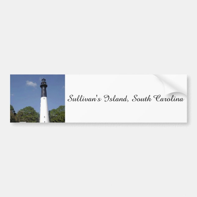 Sullivan's Island Lighthouse Bumper Sticker (Front)