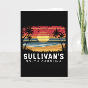 Sullivan's South Carolina Surfboard Beach Card