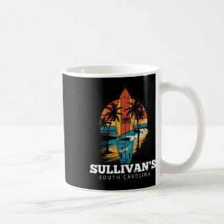 Sullivan's South Carolina Surfboard Surfing Retro  Coffee Mug