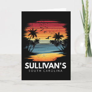 Sullivan's South Carolina Surfboard Surfing Vintag Card