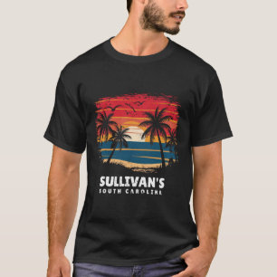 Sullivan's South Carolina Surfboarder Palm Tree So T-Shirt