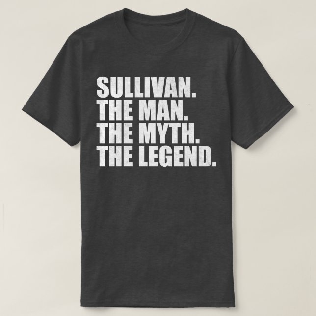 SullivanSullivan Name Sullivan given name T-Shirt (Design Front)