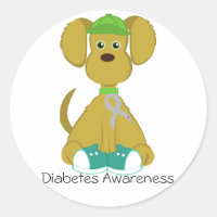 Sully the Diabetes Dog Stickers