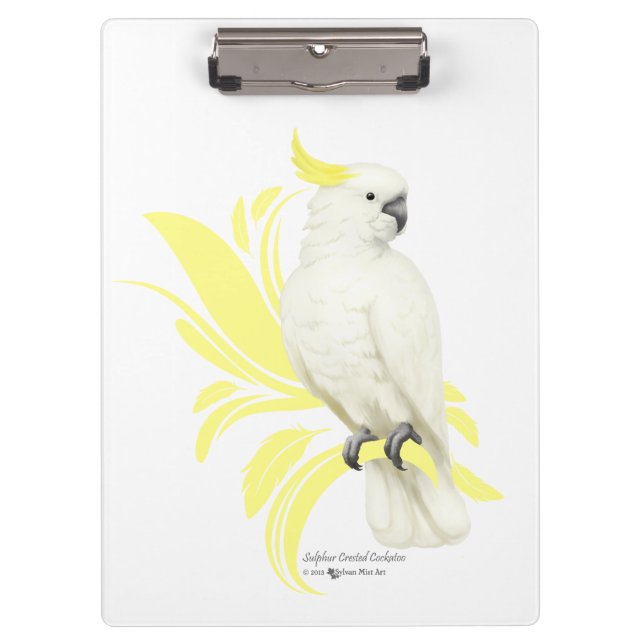 Sulphur Crested Cockatoo Clipboard (Front)