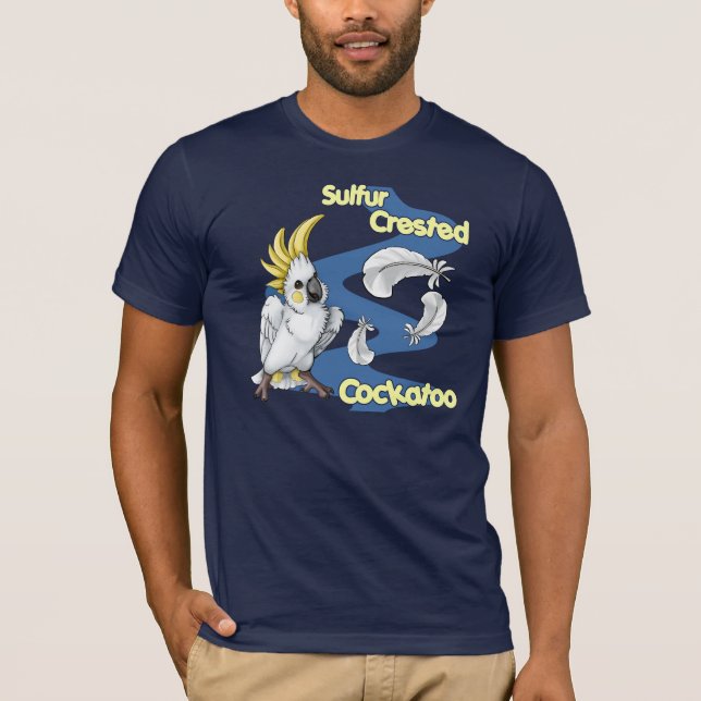 Sulphur Crested Cockatoo "Cutie" Shirt (dk) (Front)