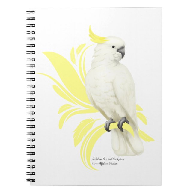 Sulphur Crested Cockatoo Notebook (Front)