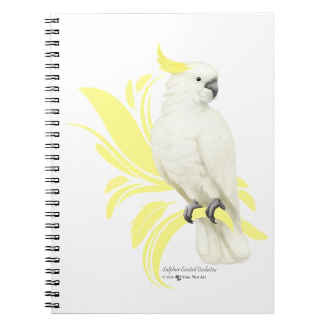 Sulphur Crested Cockatoo Notebook (Front)
