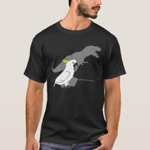Sulphur Crested Cockatoo T-rex Birb memes Dinosaur T-Shirt